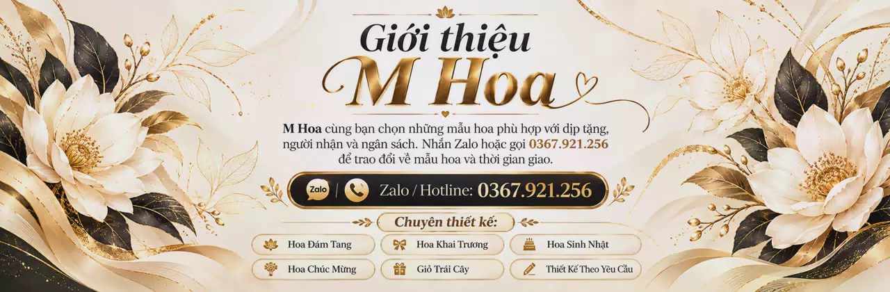 Ảnh bìa Shop hoa tươi Xã Tam Mỹ Đà Nẵng - Tư vấn mẫu hoa hợp ngân sách